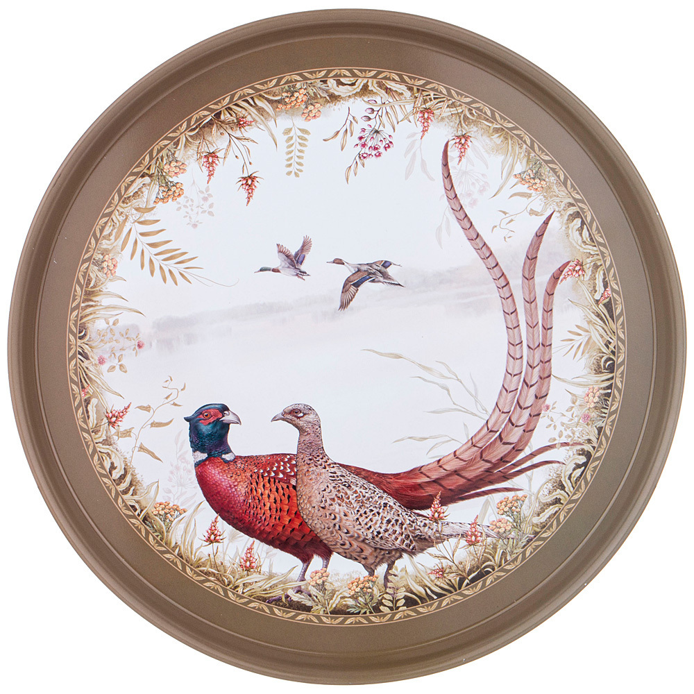 Поднос сервировочный Охота, 33Х2.1 см