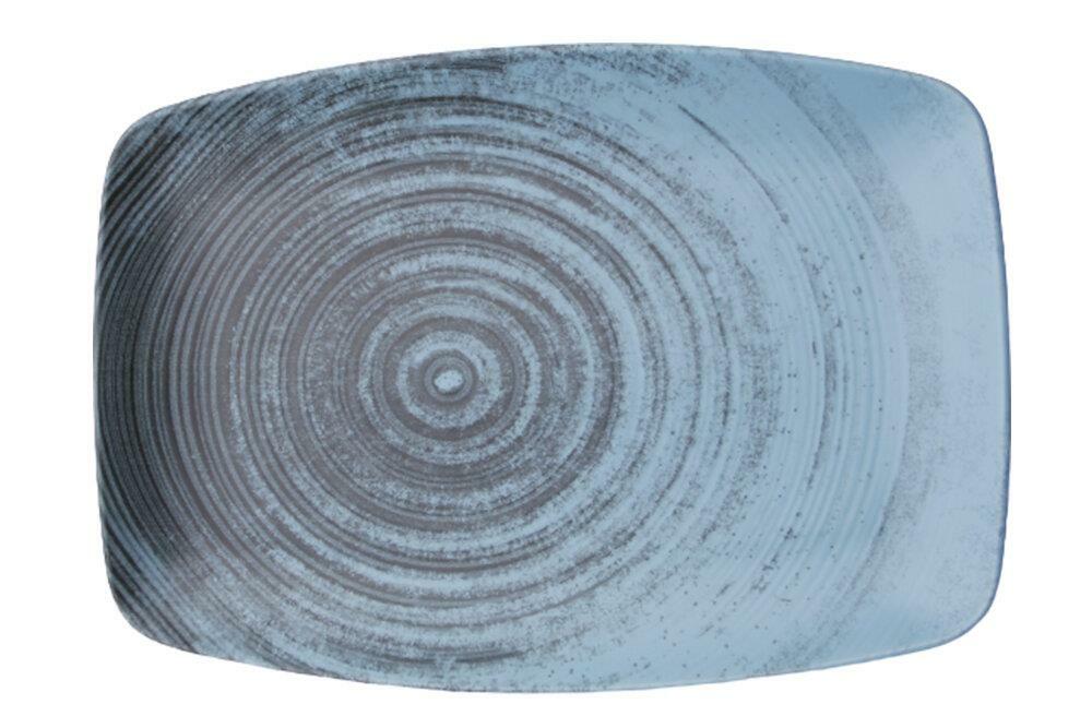 Блюдо прямоугольное Lykke Turquoise, 27х19 см