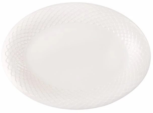 Блюдо овальное Aqua, 16 см, белое