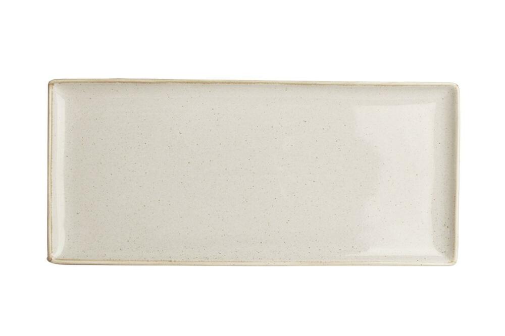 Блюдо прямоугольное Seasons Beige, 35х16 см, бежевое