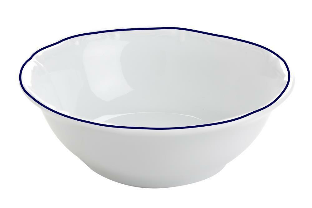 Салатник Maria Blue, 15 см, кант синий