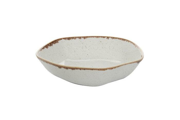 Салатник с волнообразным краем Seasons Beige (415 мл), 16х3.5 см, бежевый