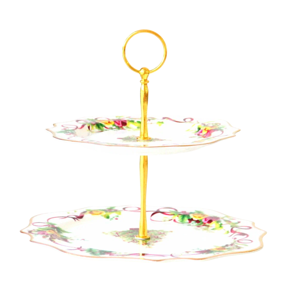 Этажерка 2-х ярусная Алая лента, 27.8 см