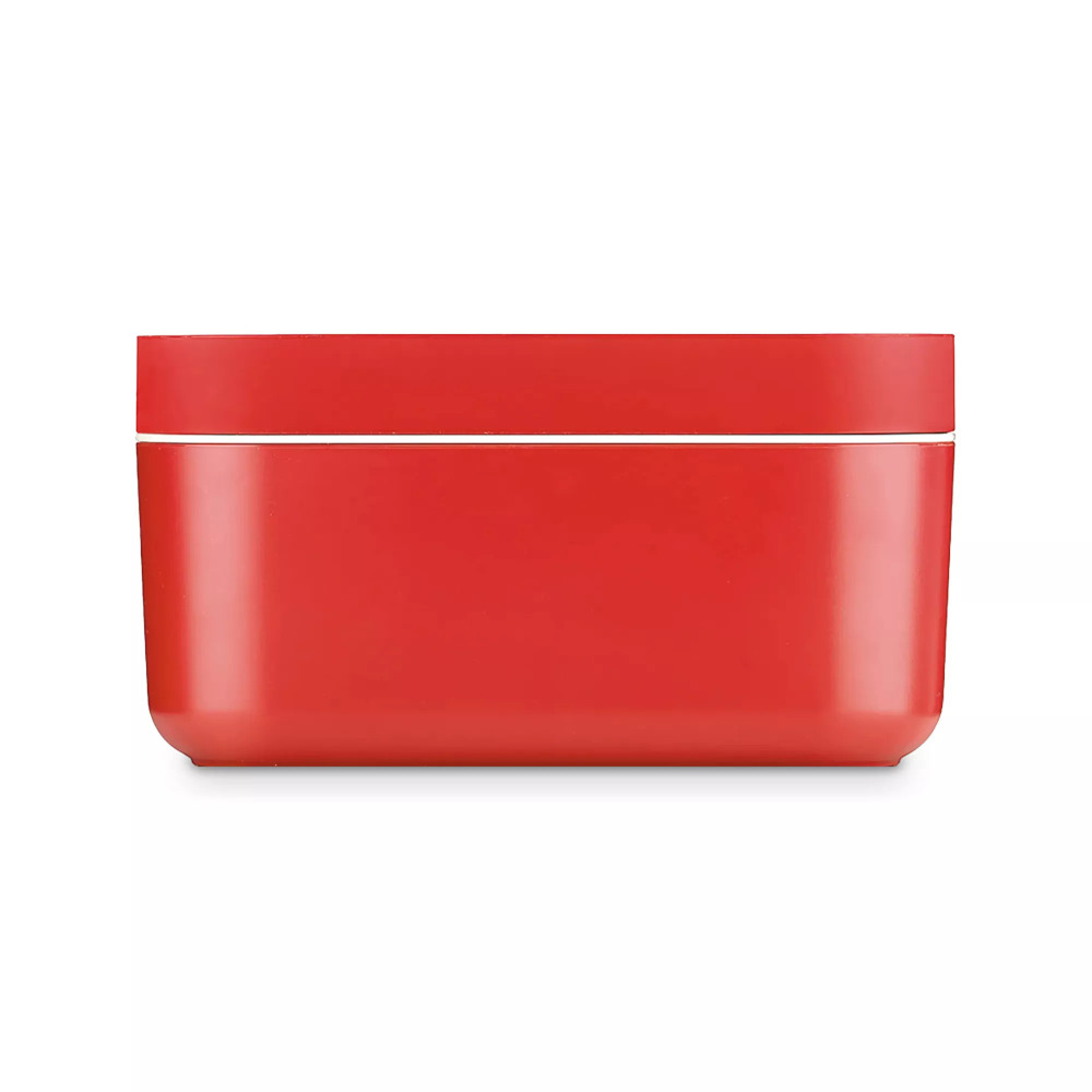 Контейнер для льда с формой для льда, 22.5х12.5х11.6 см, красный