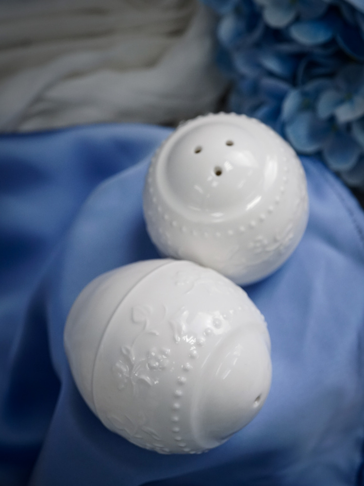 Солонка Primavera, 5.4х6 см, белая