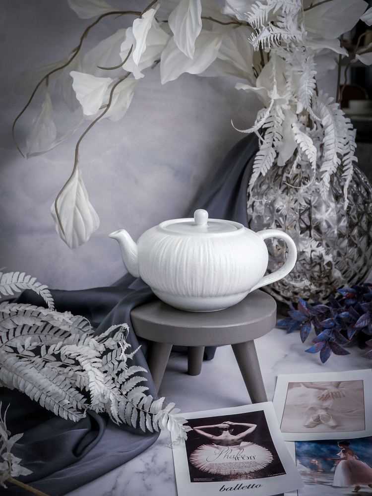 Чайник заварочный Boletus (500 мл), 18.5x13х9.5 см, белый