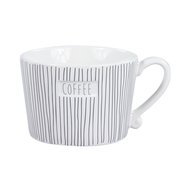 Bastion Collections  White Stripes Coffee Black (300 )