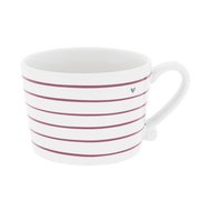 Bastion Collections  White Stripes Red eart (300 )
