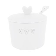    White 3 earts Spoon Grey, 78.5 