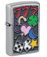 ZIPPO  All Luck   Street Chrome, 38x13x57 , 
