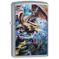 ZIPPO  Anne Stokes   Street Chrome, 38x13x57 , 