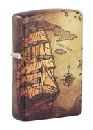 ZIPPO  Pirate Ship   White Matte, 38x13x57 ,  
