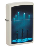 ZIPPO  Aliens Design   Glow In The Dark Green, 38x13x57 , 
