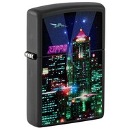 ZIPPO  Cyber City   Black Matte, 38x13x57 , 