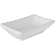 Kunstwerk Соусник прямоугольный Кунстверк (50 мл), 9х6.5 см, белый