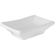 Kunstwerk Соусник прямоугольный Кунстверк (50 мл), 10х6 см, белый
