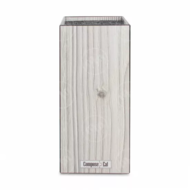 ComposeEat Подставка для кухонных ножей универсальная Elegance, 10х10х23 см, белое дерево