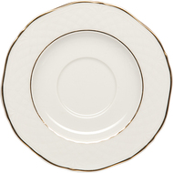 Lubiana Блюдце Afrodyta, 13 см, белый/золотой