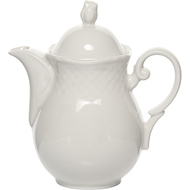 Кофейник Afrodyta (600 мл), 13 см, белый