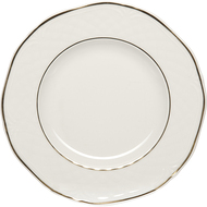 Lubiana Тарелка закусочная Afrodyta, 21 см, белый/золотой