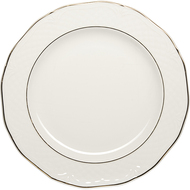 Lubiana Тарелка обеденная Afrodyta, 26 см, белый/золотой