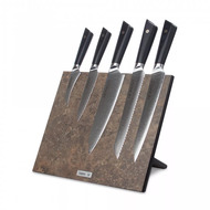 HEIMCUT    Triangle Damascus, 5 .,    Vintage Brown