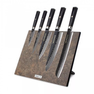 HEIMCUT    Black Damascus, 5 .,    Vintage Brown,  