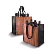   6  Wood Wine Bag, 