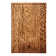 Uneca Доска разделочная прямоугольная, 37х25х1.8 см, темно-коричневая