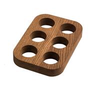 Uneca Подставка под 6 яиц, темно-коричневая