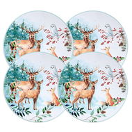 Набор подстановочных салфеток Зимняя сказка, 38 см, 4 шт.