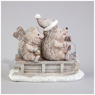 Статуэтка Ежики, 12х5.5х10 см