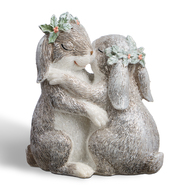 Статуэтка Кролики, 11.5х6.5х12 см