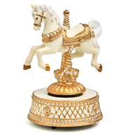 Статуэтка музыкальная Карусель-лошадка, 11.9х11.1х17.2 см