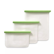 Набор силиконовых плоских пакетов для хранения продуктов Reuse & Reduce, 3 шт.