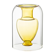 Bergenson Bjorn Ваза для цветов Muse, 16 см, янтарная