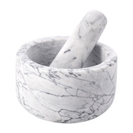 Ступка Marm, 12.7х7.6 см, белый мрамор