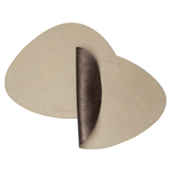 Набор двухсторонних сервировочных салфеток Drop, 33х41 см, 2 шт., шоколадный/бежевый