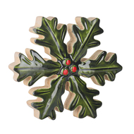 Декор новогодний Christmas symbol New Year Essential, 15 см, зеленый