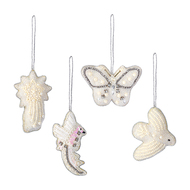 Набор елочных украшений Christmas pearls New Year Essential, 4 шт.