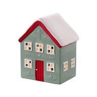 Tkano Домик с подсветкой Arslev New Year Essential, 11 см, серый