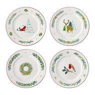 Набор тарелок Nordic winter New Year Essential, 23 см, 4 шт.