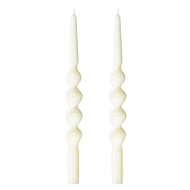 Набор свечей Essential, 2 шт., 35 см, кремовый