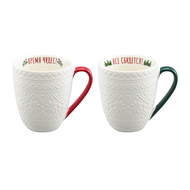 Набор кружек Winter embroidery New Year Essential (410 мл), 2 шт.