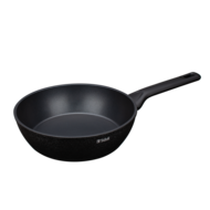 Сковорода глубокая Эмили, 24 см, черная