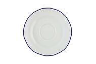 Porland Блюдце для чайной чашки Maria Blue, 15 см, кант синий