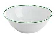 Porland Салатник Maria Green, 23 см, кант зеленый