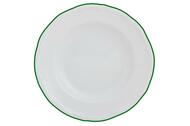 Porland Тарелка глубокая Maria Green, 22 см, кант зеленый