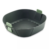 Lekue Форма для аэрогриля Microwave Cooking, 25х25х8.5 см, темно-зеленая