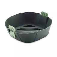 Lekue Форма для аэрогриля Microwave Cooking, 22х22х8.5 см, темно-зеленая